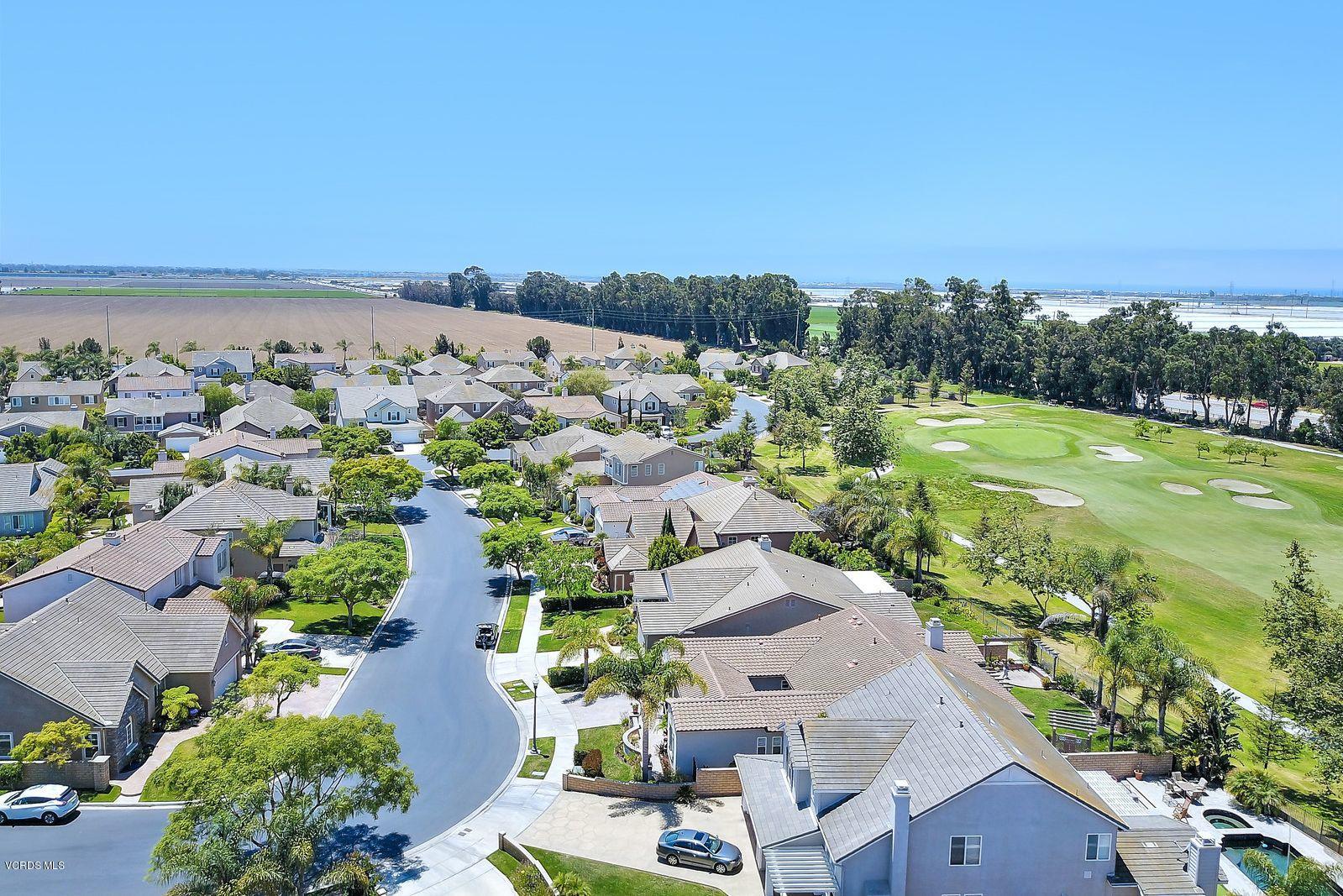 2011 Turnberry Drive Oxnard, CA 93036 - Photo 46 of 56 an aerial view of a house with a garden
