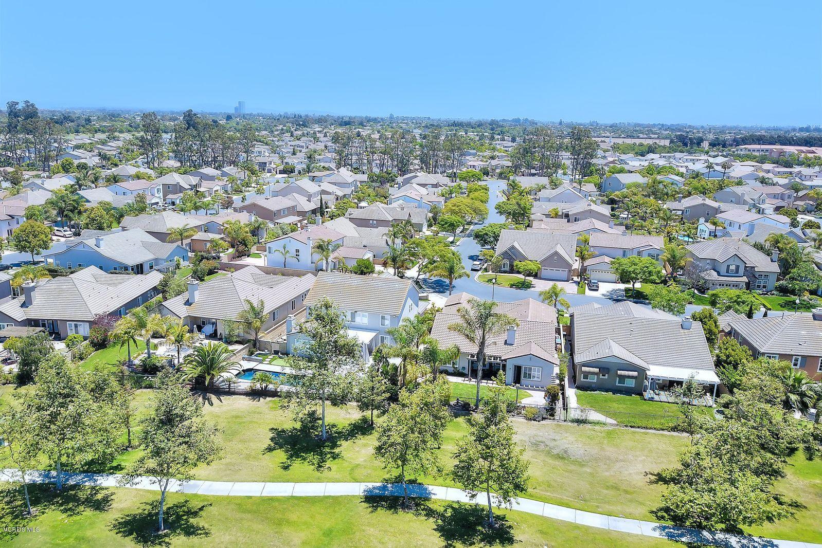 2011 Turnberry Drive Oxnard, CA 93036 - Photo 50 of 56 an aerial view of residential houses with outdoor space and swimming pool