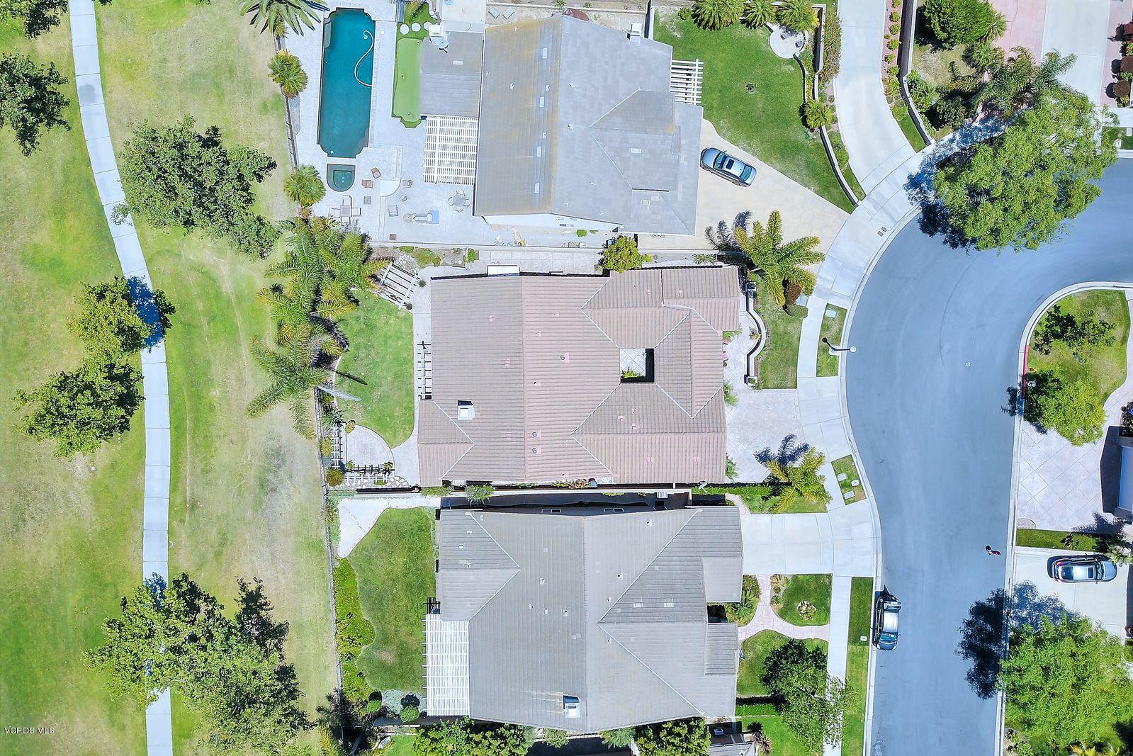 2011 Turnberry Drive Oxnard, CA 93036 - Photo 52 of 56 an aerial view of a house with a garden