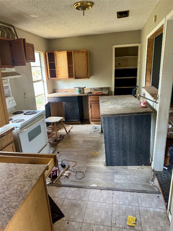 117 Charles Street Cuero, TX 77954 - Photo 9 of 13 a kitchen with a sink a stove and cabinets