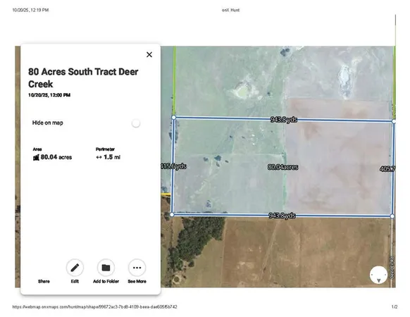 $552,000 | 80-acres South Deer Creek Road, Henrietta, TX 76365