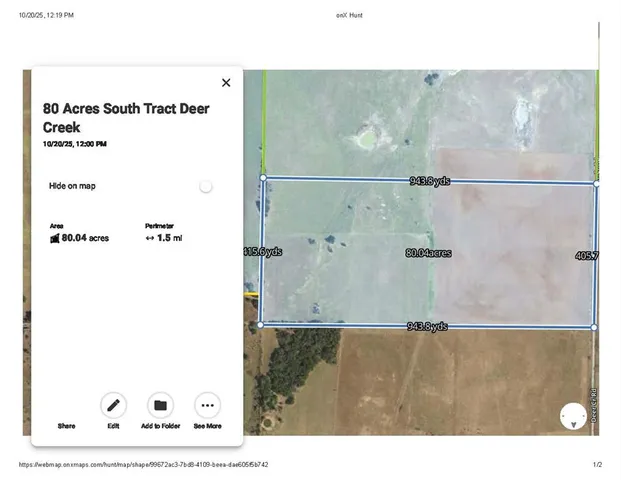 $552,000 | 80-acres South Deer Creek Road, Henrietta, TX 76365