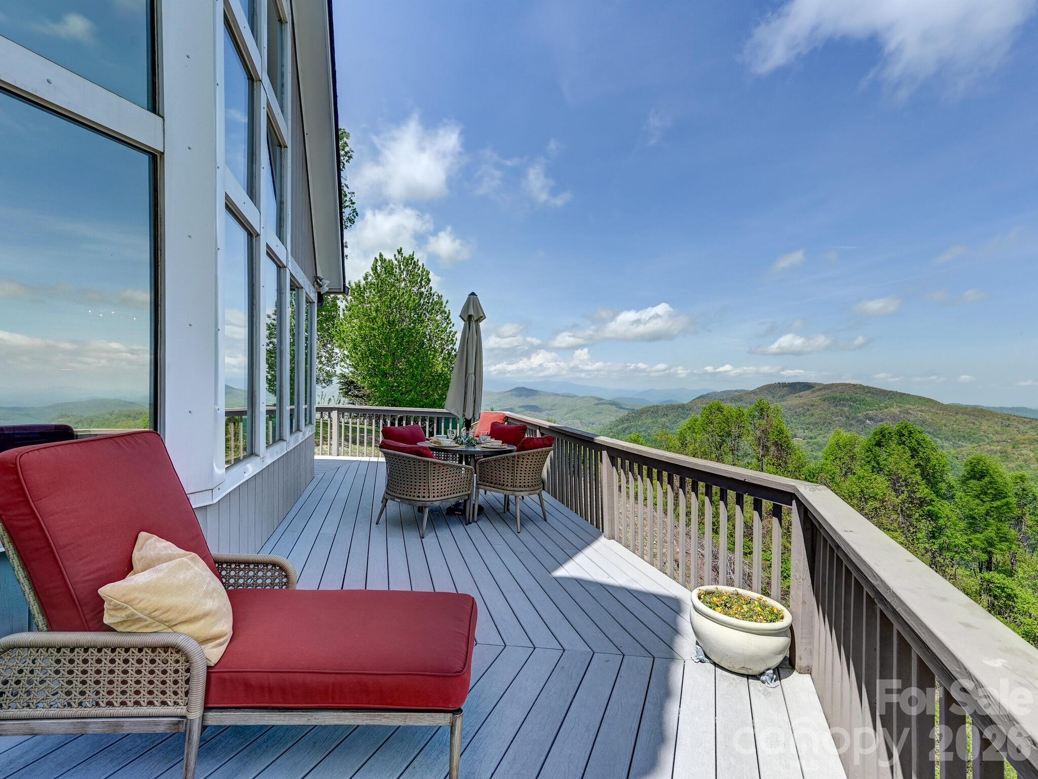 107 Fawns Rest Black Mountain, NC 28711 - Photo 34 of 47 a view of balcony with furniture
