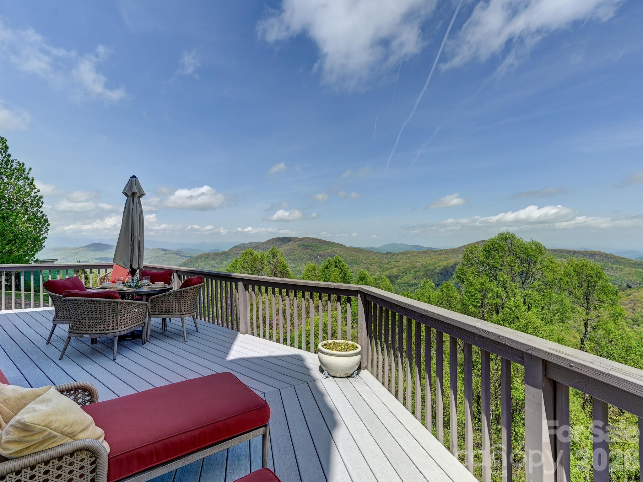 107 Fawns Rest Black Mountain, NC 28711 - Photo 36 of 47 a view of a balcony with chairs