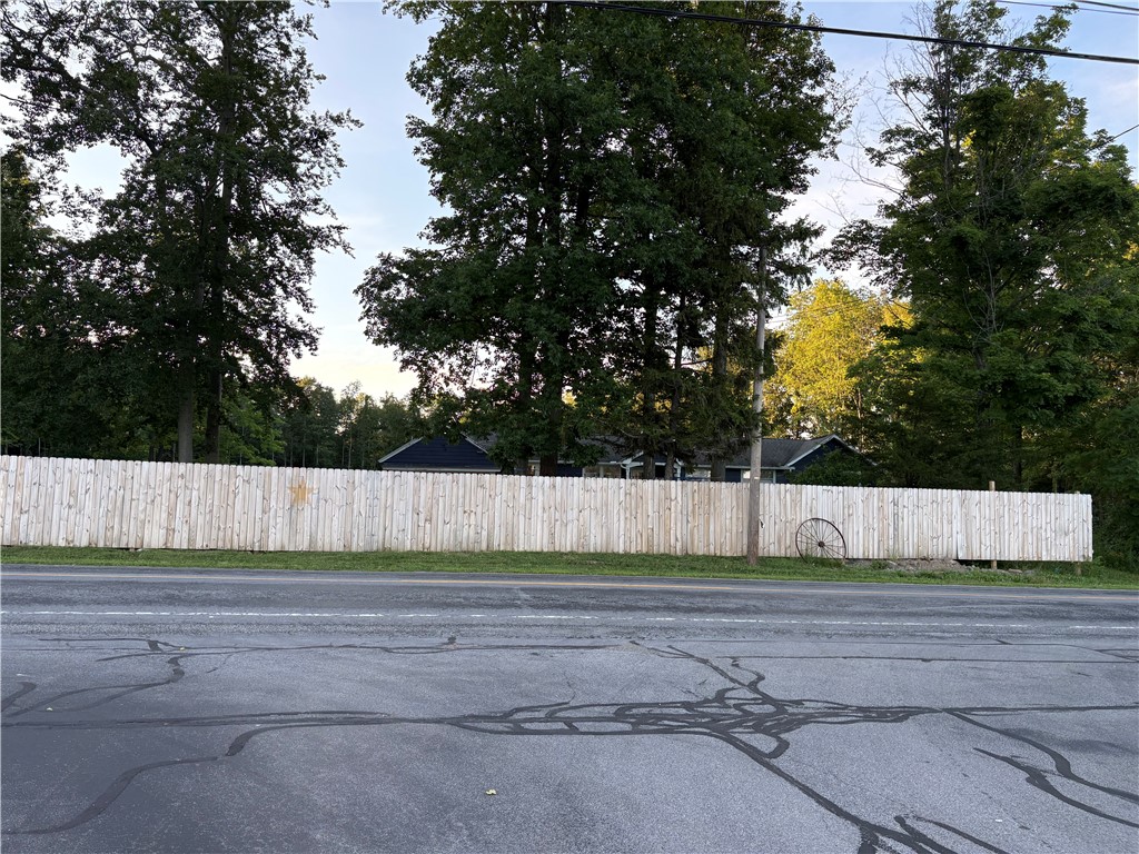 4073 Warner Road Marion, NY 14505 - Photo 46 of 46 Fence at road for privacy