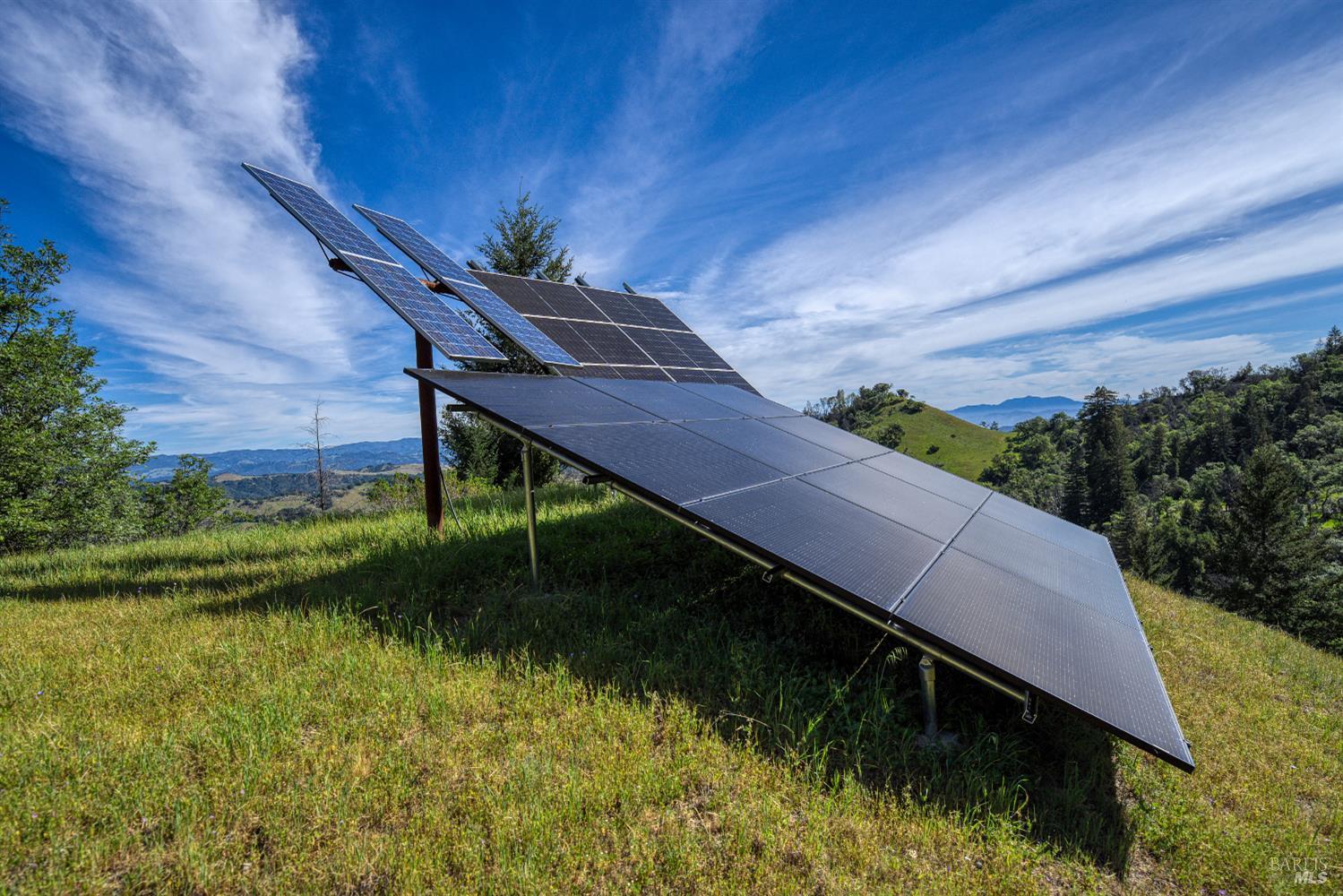 12300 Skaggs Springs Road Geyserville, CA 95441 - Photo 40 of 68 a view of a house with a yard from a balcony