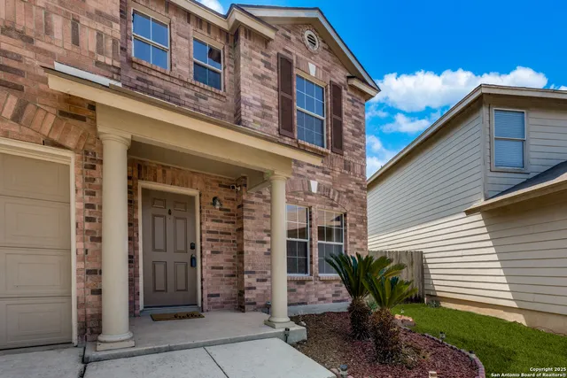 a view of a building with a window