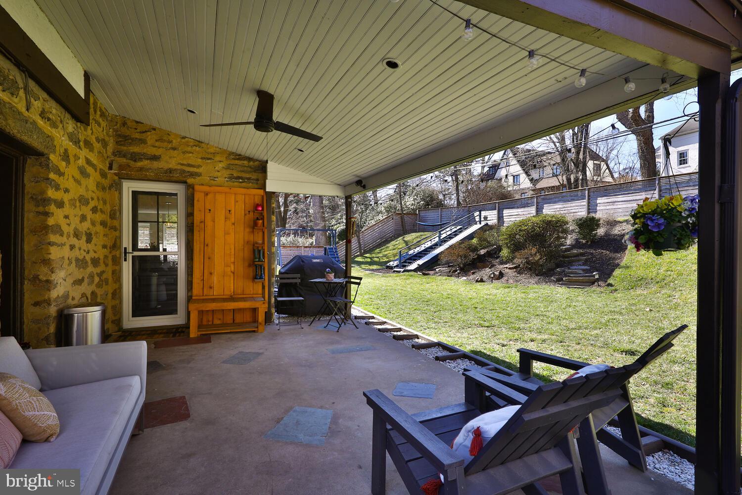 730 Wyndale Road Jenkintown, PA 19046 - Photo 19 of 53 Rear covered patio