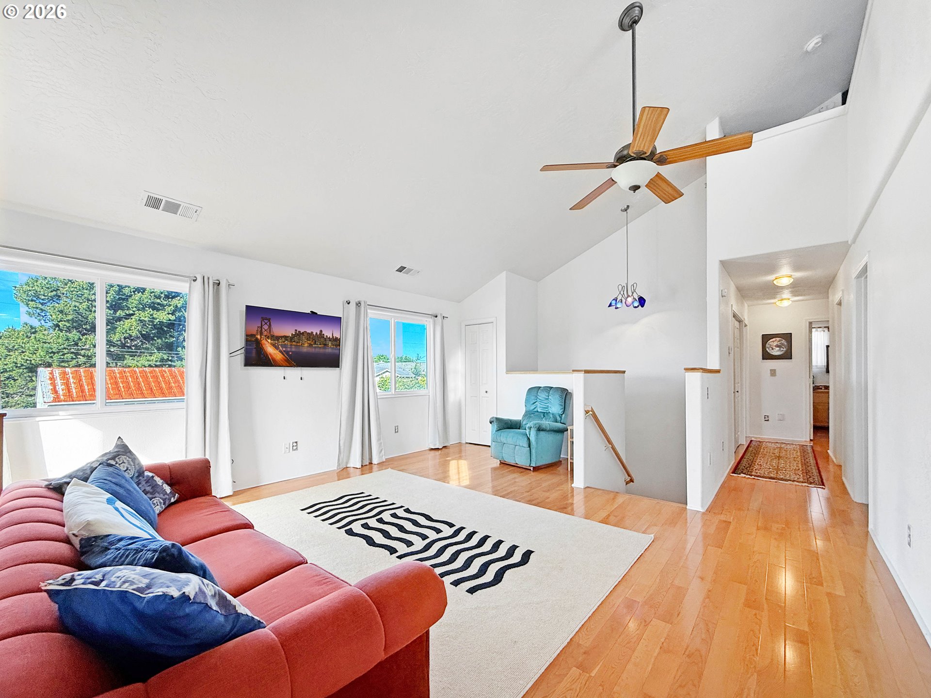 17197 Passley Road Brookings, OR 97415 - Photo 23 of 46 a bedroom with furniture and a window