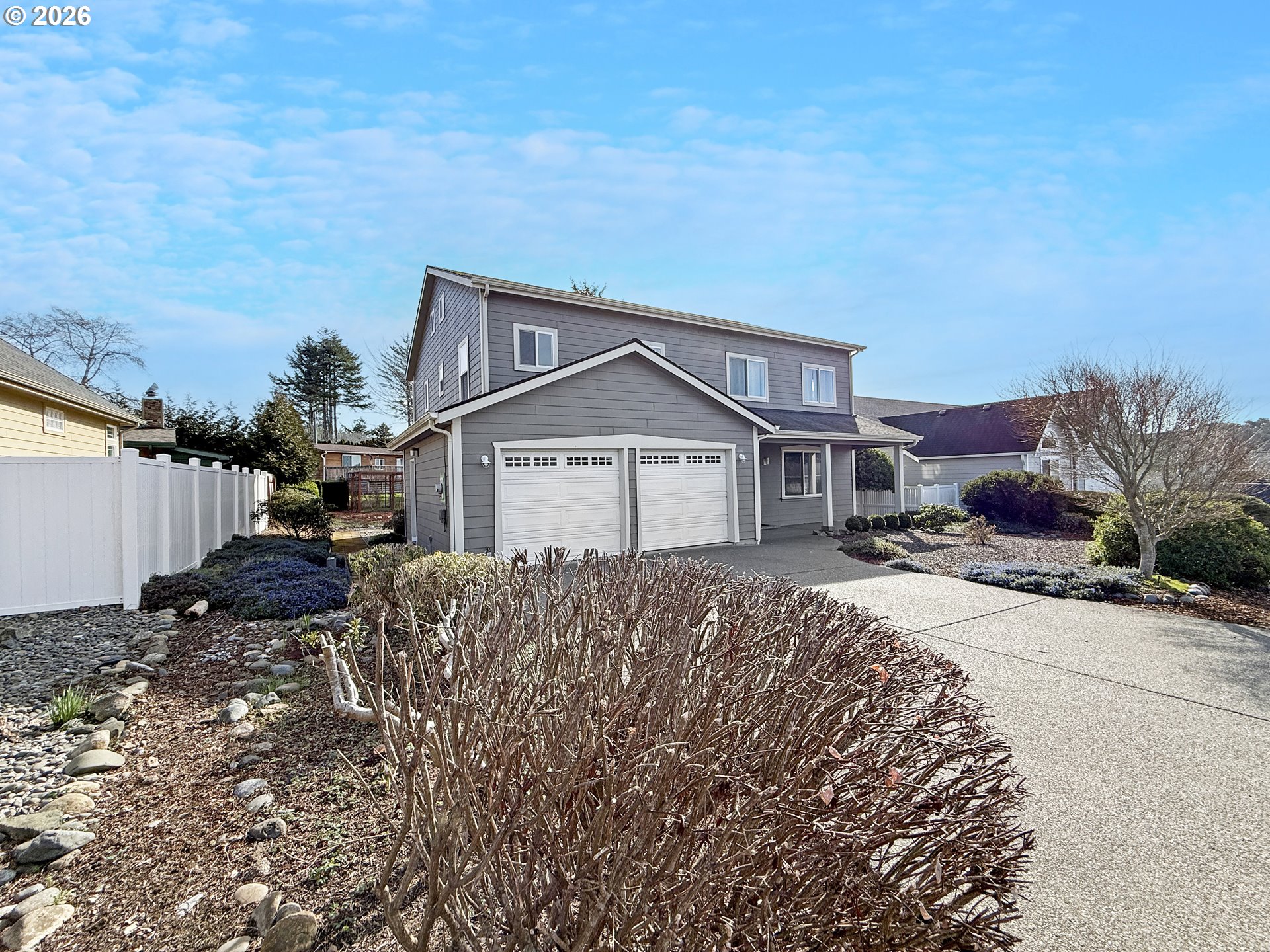 17197 Passley Road Brookings, OR 97415 - Photo 45 of 46 a front view of a house with a yard