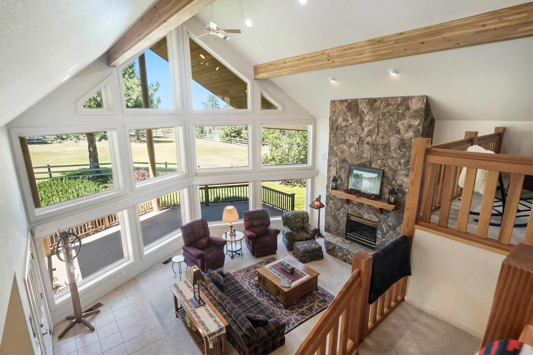 60696 Tekampe Road Bend, OR 97702 - Photo 25 of 61 View from upstairs loft area