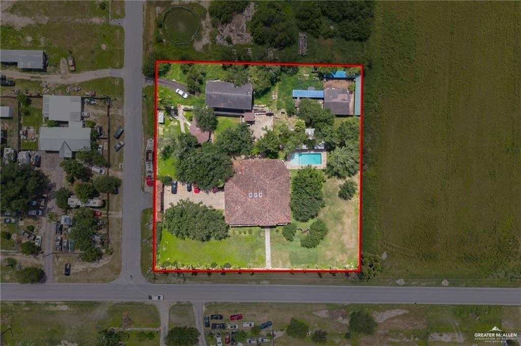 4523 South Tower Road Edinburg, TX 78542 - Photo 3 of 34 an aerial view of a house