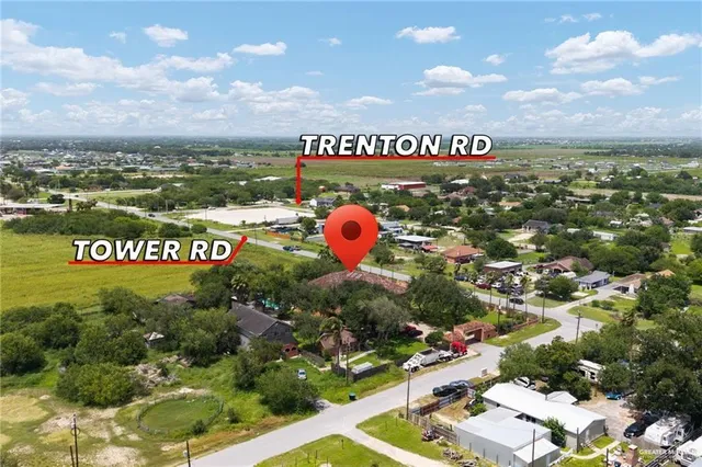 a living room with a furniture