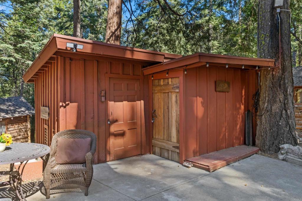 22194 Crestline Road Palomar Mountain, CA 92060 - Photo 35 of 75 Little shed on left was storge for picnics. Area to the right enclosed now with lots of potential.