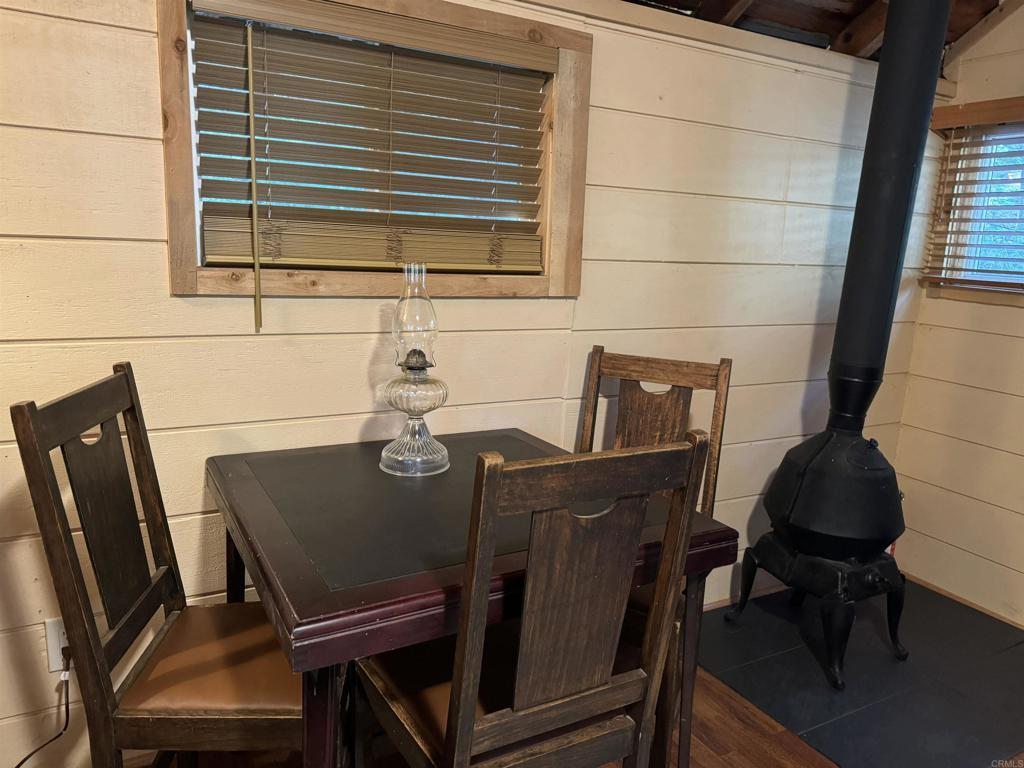 22194 Crestline Road Palomar Mountain, CA 92060 - Photo 55 of 75 Sit a spell and warm up 'round the little wood stove.