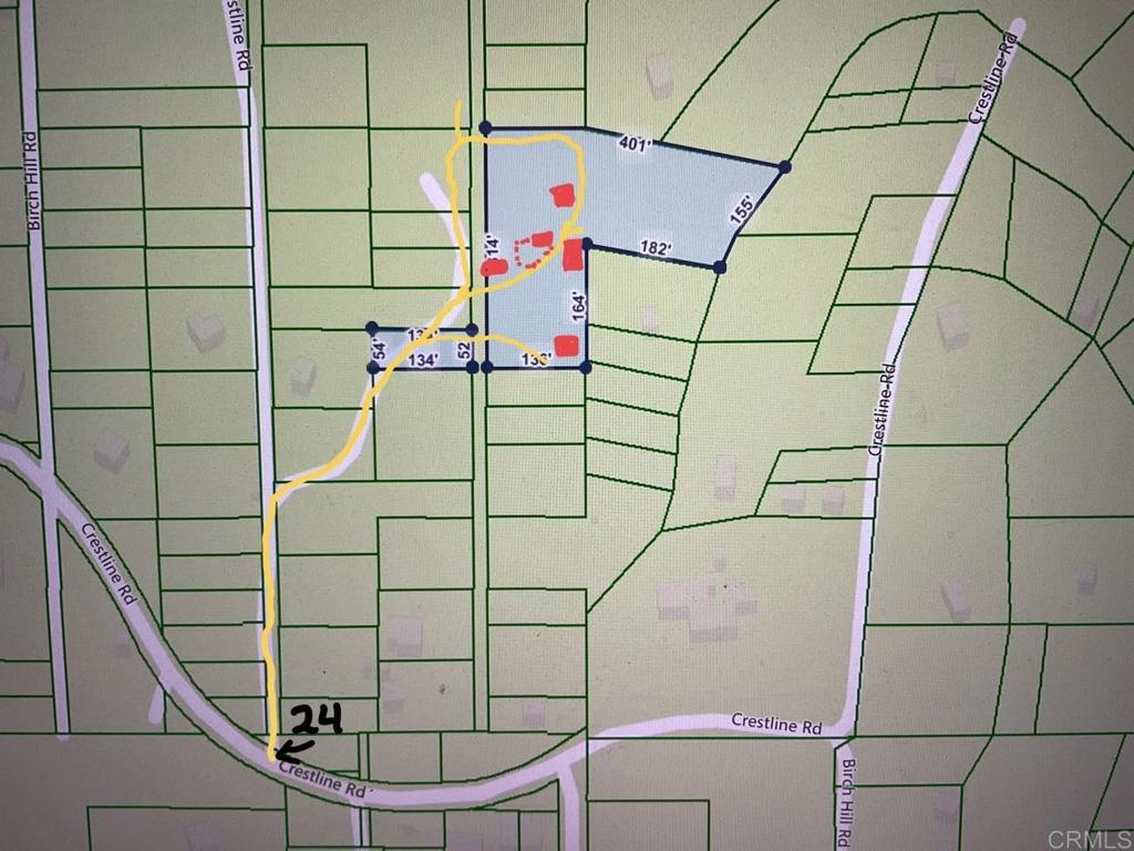 22194 Crestline Road Palomar Mountain, CA 92060 - Photo 75 of 75 a bathroom with a shower and a mirror