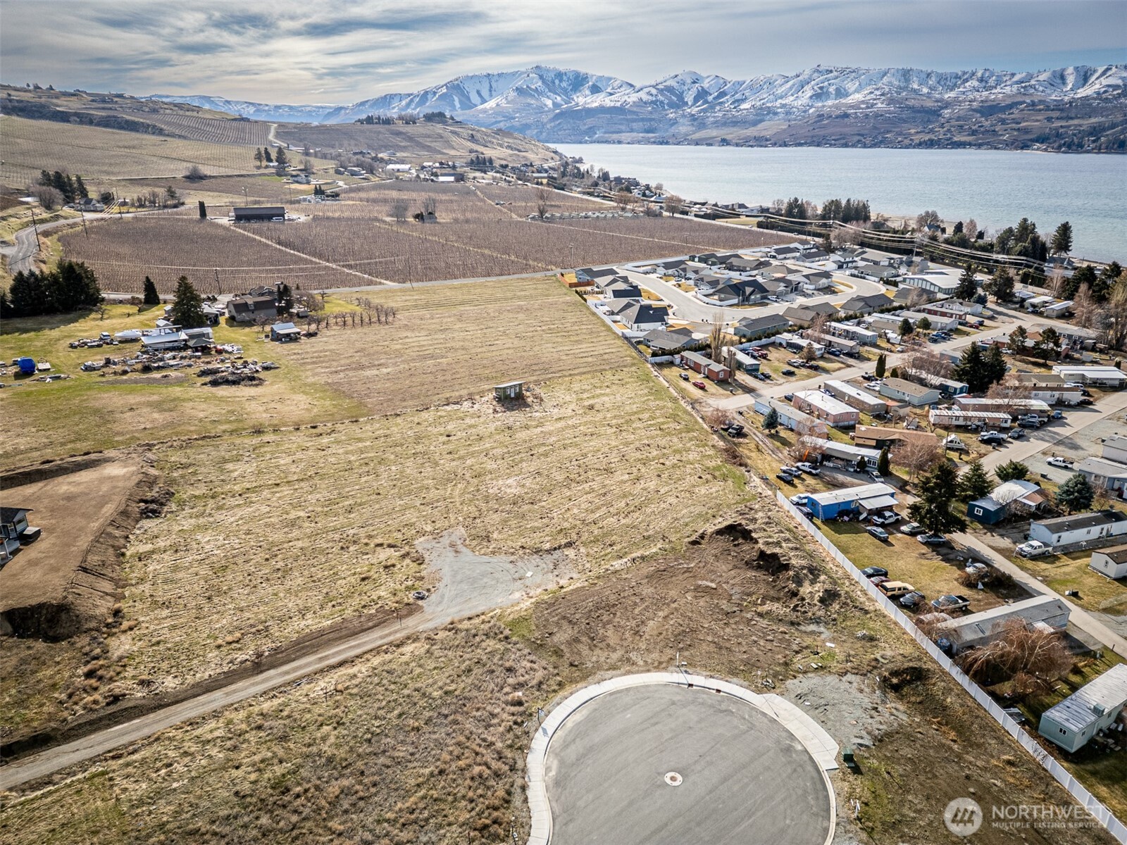 127 Hurley Lane Manson, WA 98831 - Photo 22 of 29 an aerial view of residential houses with outdoor space
