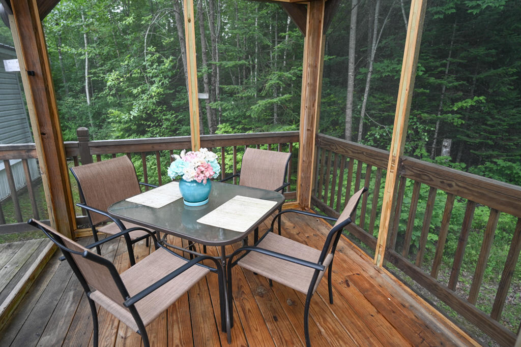 166 Durham Bridge Road Newport, ME 04953 - Photo 26 of 28 Screened Room on Deck