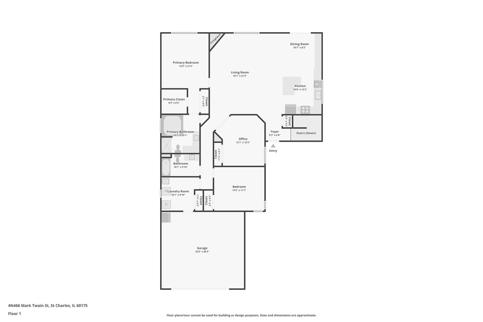 4N466 Mark Twain Street St. Charles, IL 60175 - Photo 3 of 36 a picture of a very nice looking hallway