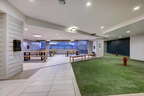 a view of a living room and a kitchen