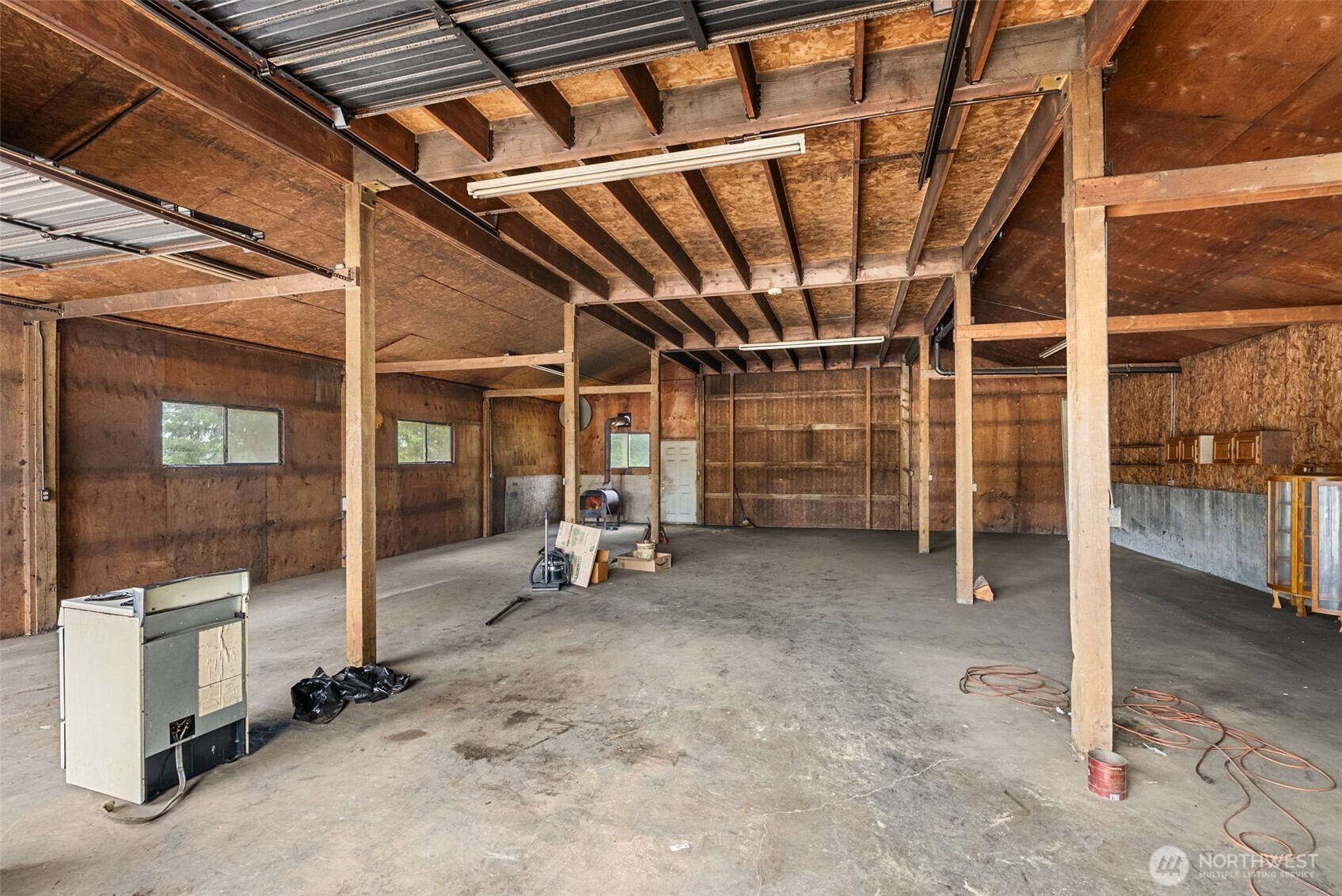 207 Ramsaur Road, Unit E Centralia, WA 98531 - Photo 11 of 21 a view of a room with wooden roof