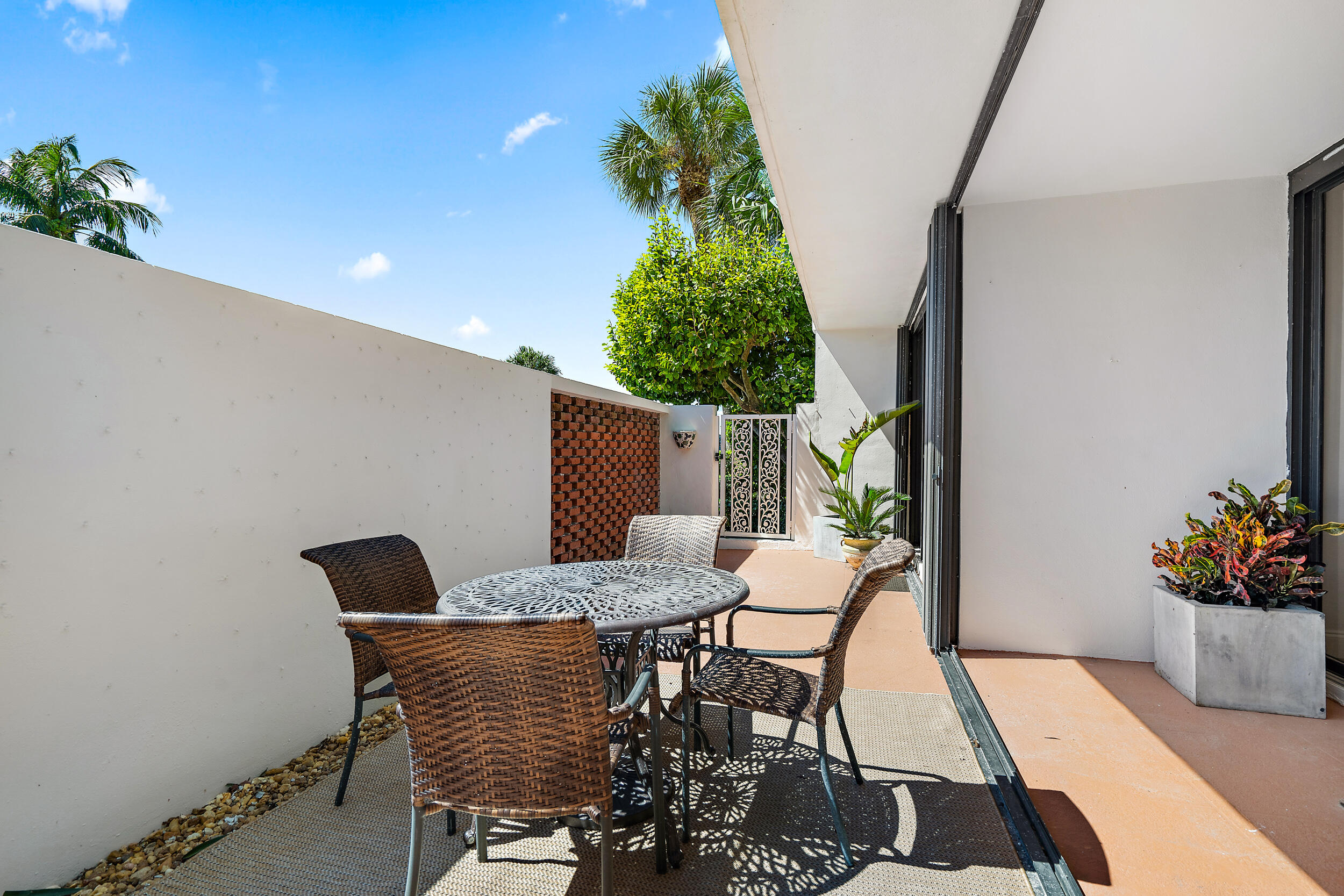 225 South Beach Road, Unit 105 Tequesta, FL 33469 - Photo 21 of 26 Private Terrace