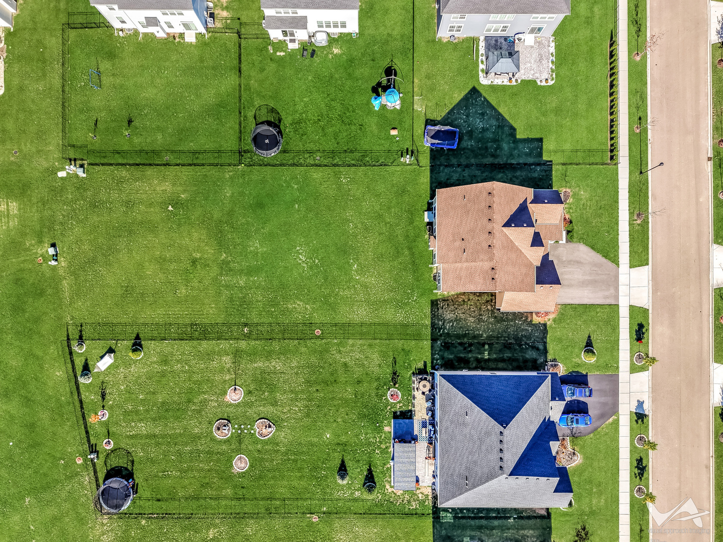 1828 Coralito Lane Elgin, IL 60124 - Photo 57 of 65 an aerial view of a house with a yard basket ball court and outdoor seating