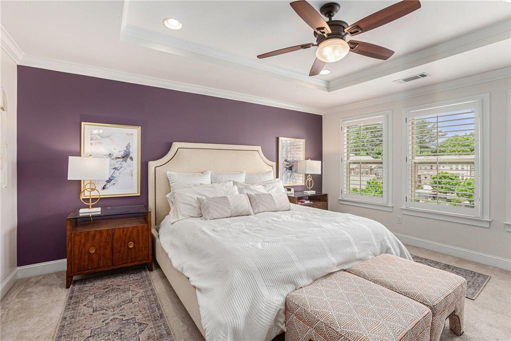 1438 Druid Manor Boulevard Atlanta, GA 30329 - Photo 15 of 31 a bedroom with double bed and a window