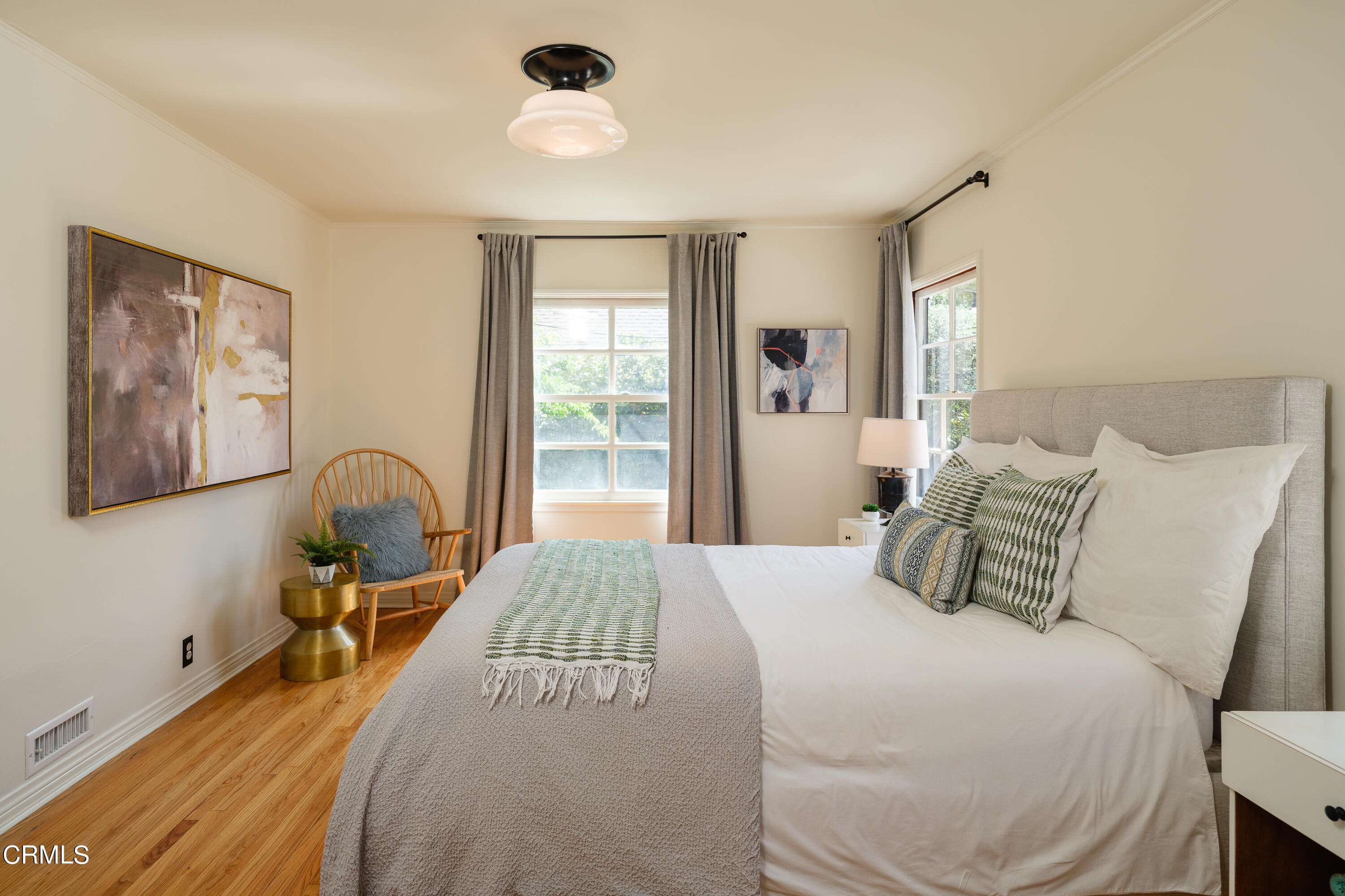 2295 Norwic Place Altadena, CA 91001 - Photo 22 of 60 a bedroom with a bed and a large window