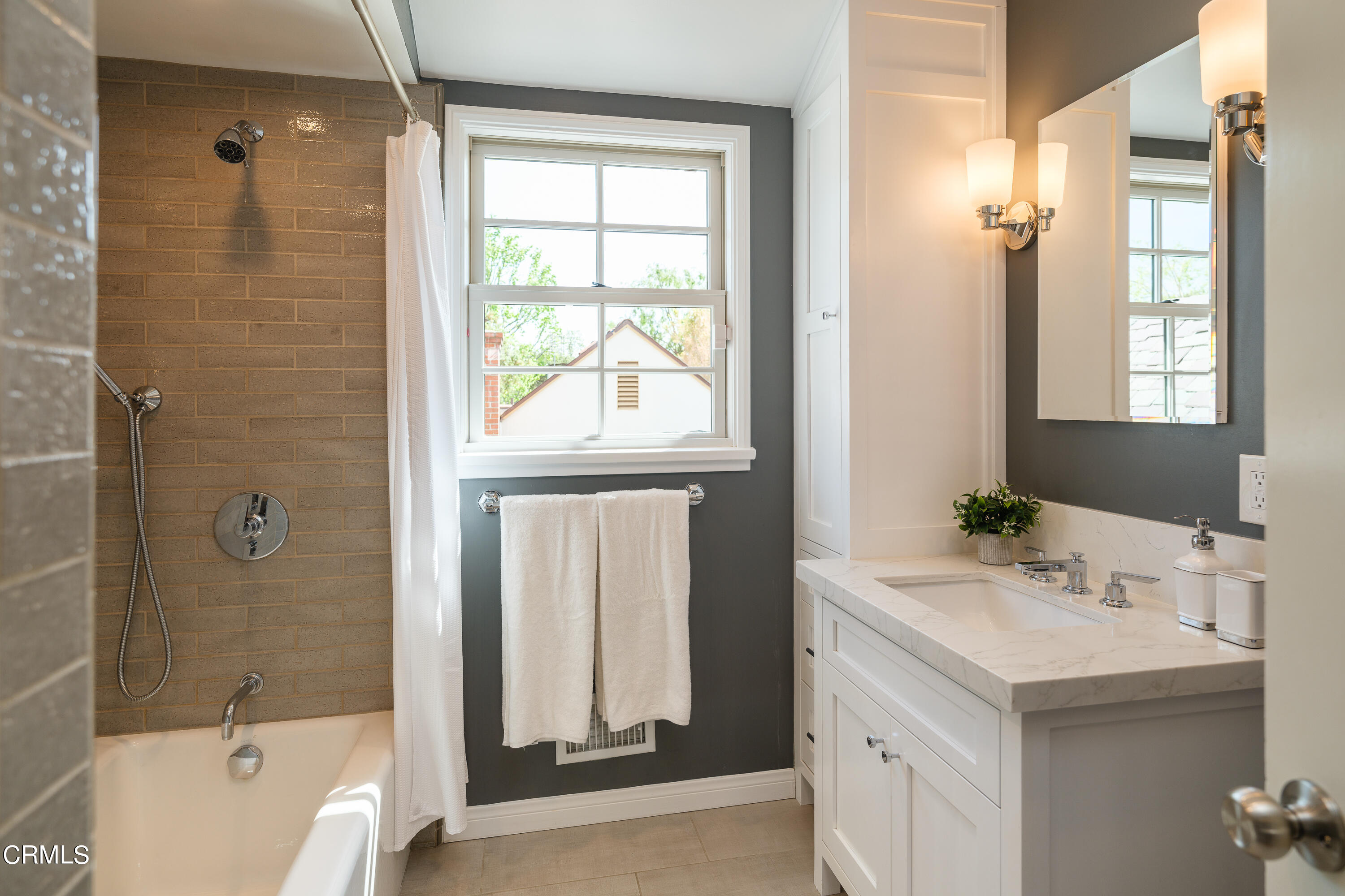 2295 Norwic Place Altadena, CA 91001 - Photo 36 of 60 a bathroom with a sink a toilet and shower