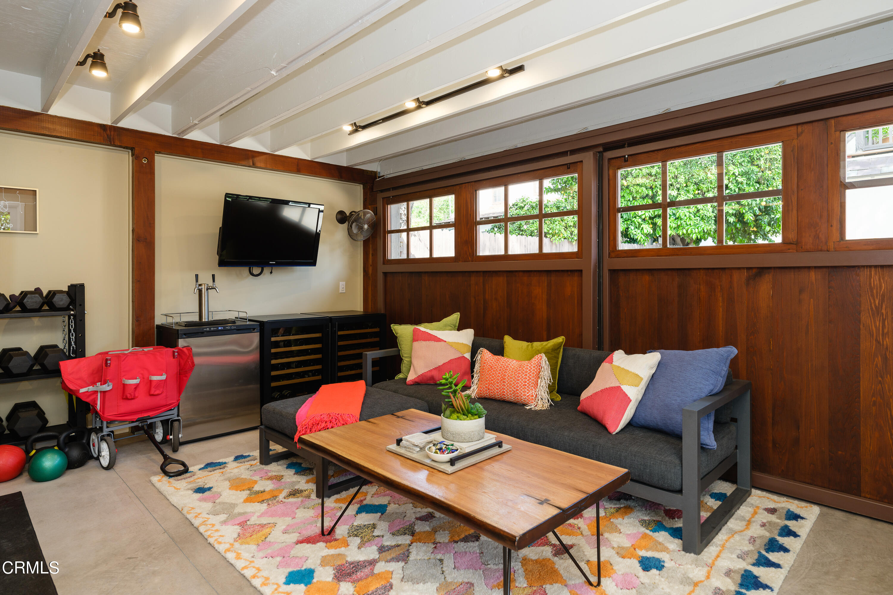 2295 Norwic Place Altadena, CA 91001 - Photo 49 of 60 a living room with furniture and a flat screen tv