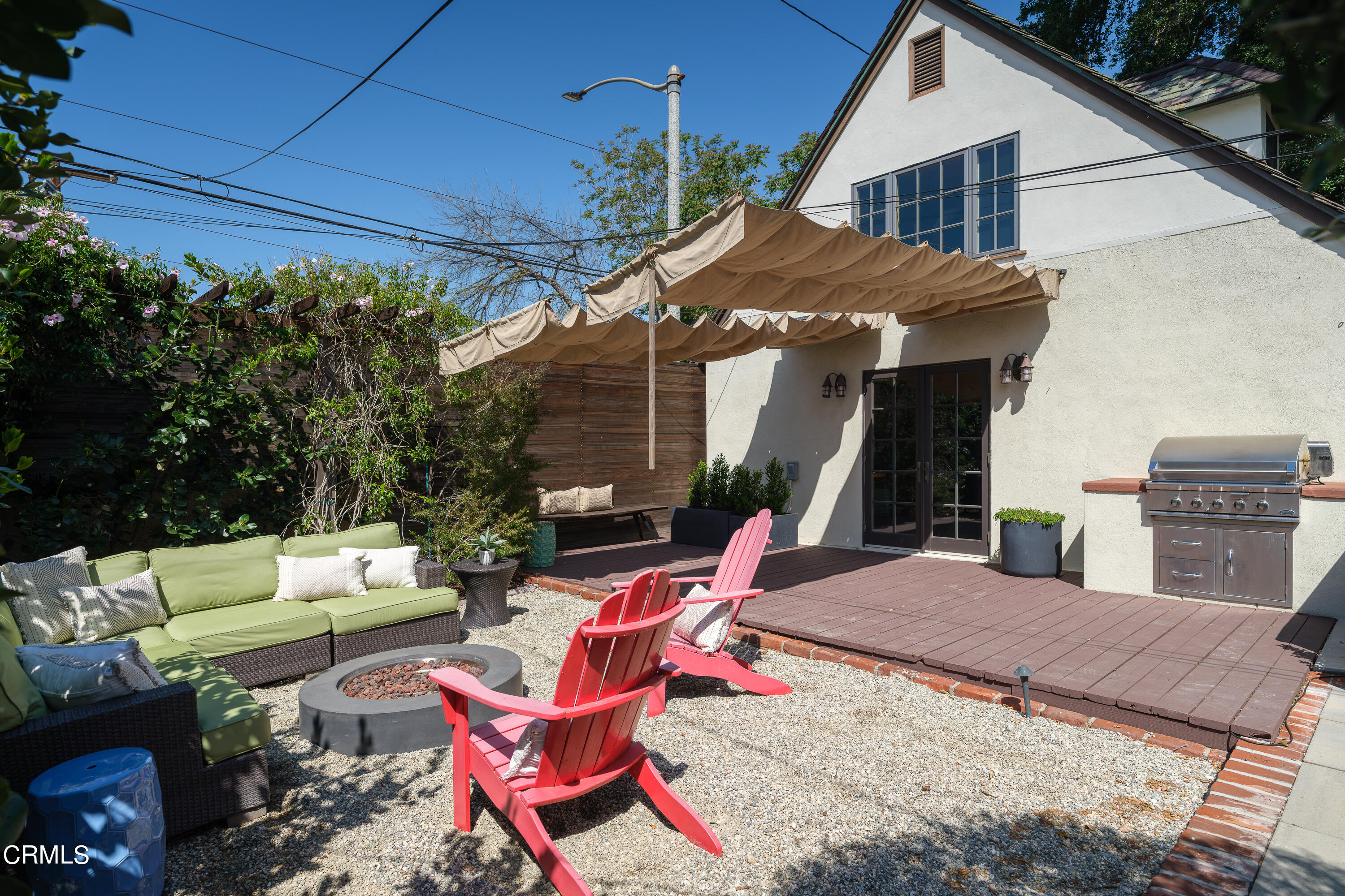 2295 Norwic Place Altadena, CA 91001 - Photo 54 of 60 a view of a patio with table and chairs and potted plants