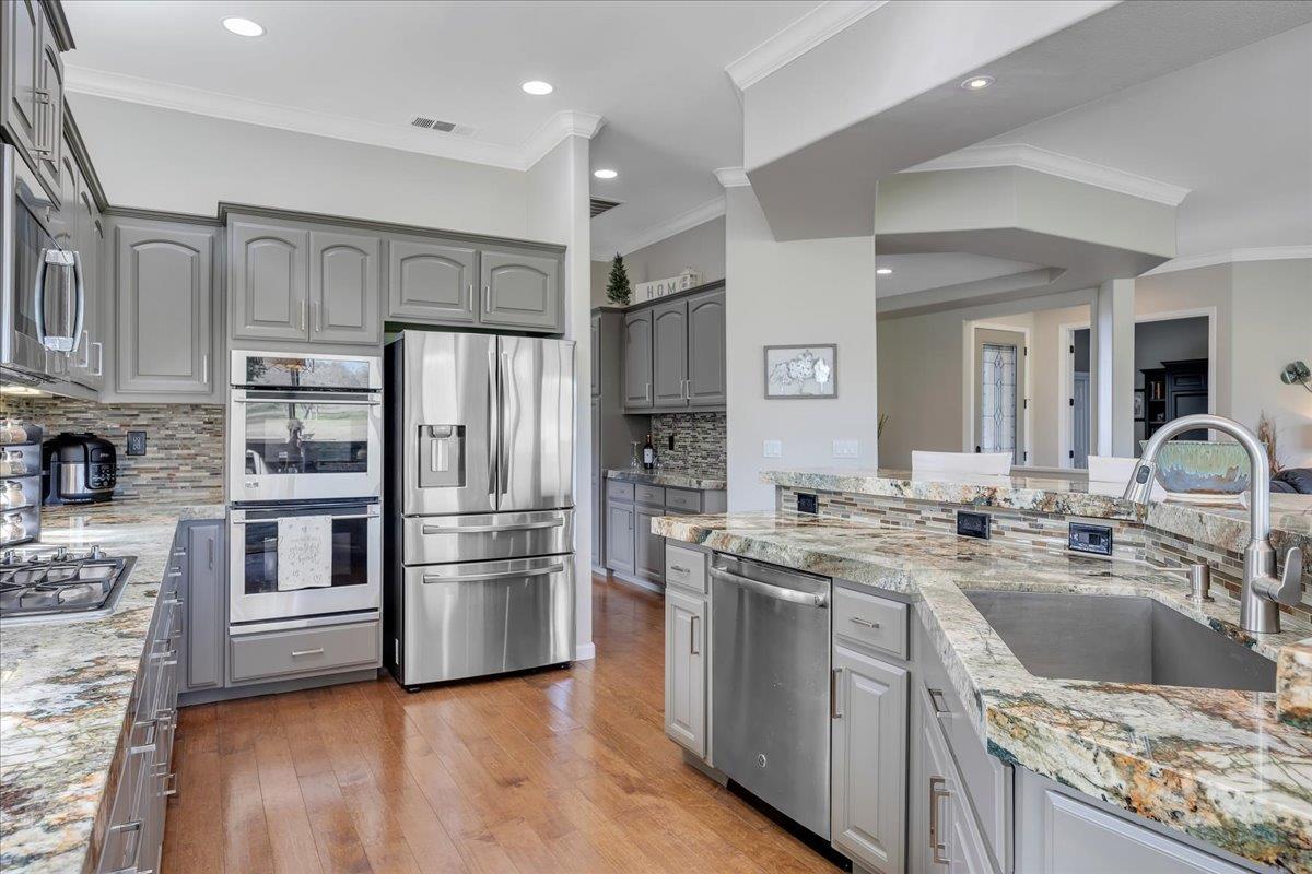 300 Rock Ridge Lane Copperopolis, CA 95228 - Photo 46 of 99 Large sink, new fixtures... great space to prep and cook.