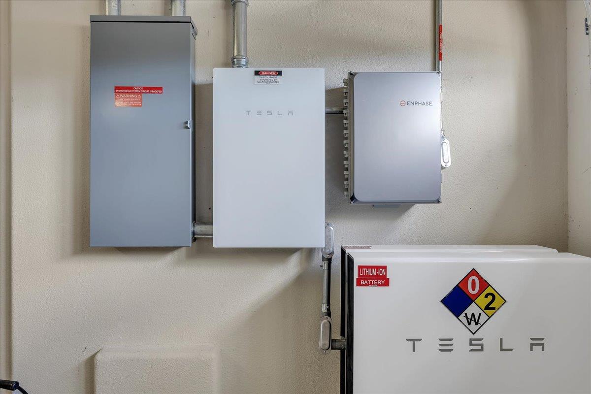 300 Rock Ridge Lane Copperopolis, CA 95228 - Photo 80 of 99 Battery back-up with the TESLA solar system for reliable power.