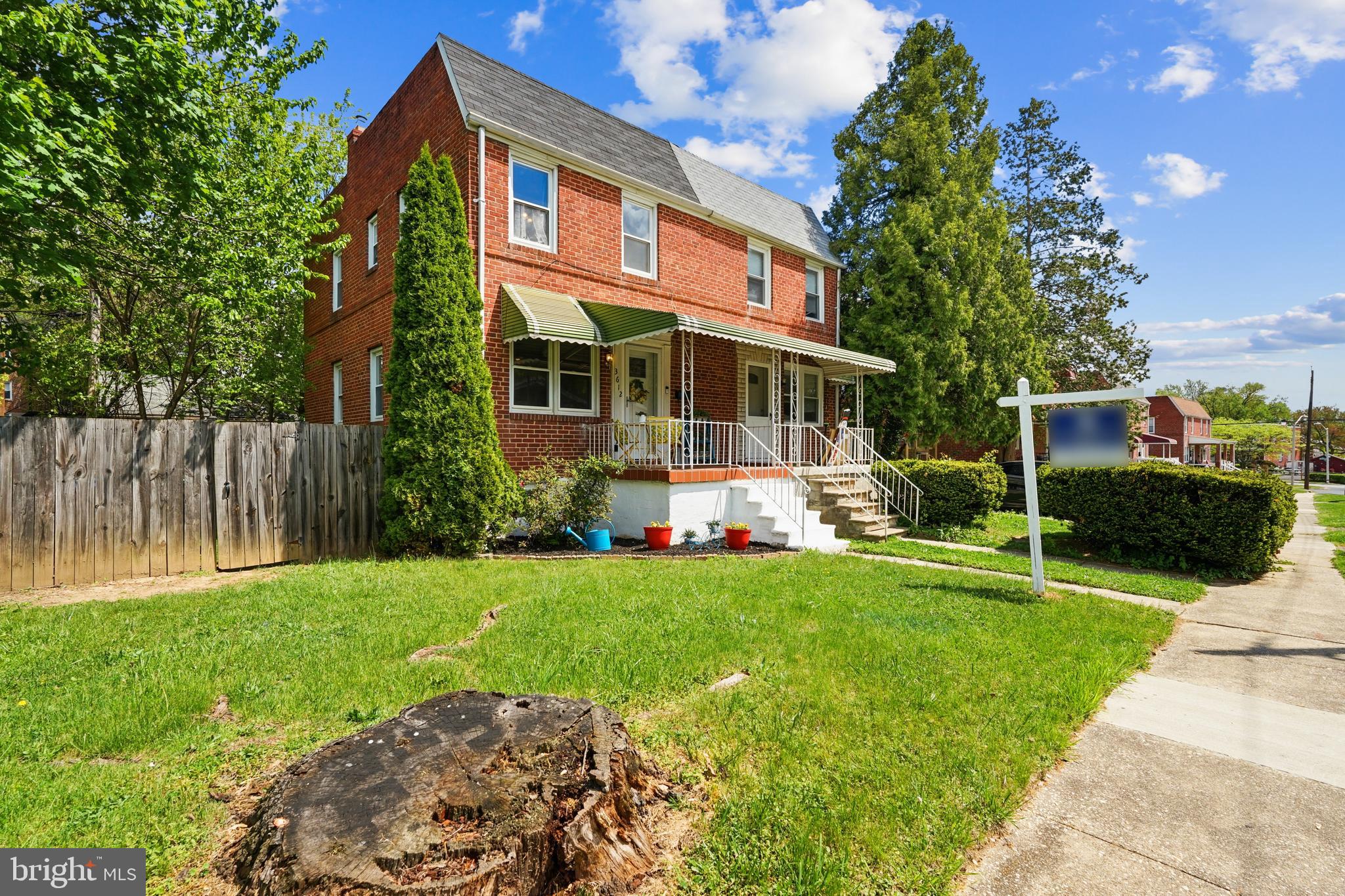 3612 Evergreen Avenue Baltimore, MD 21206 - Photo 1 of 44 front view of this fabulous brick semi detached