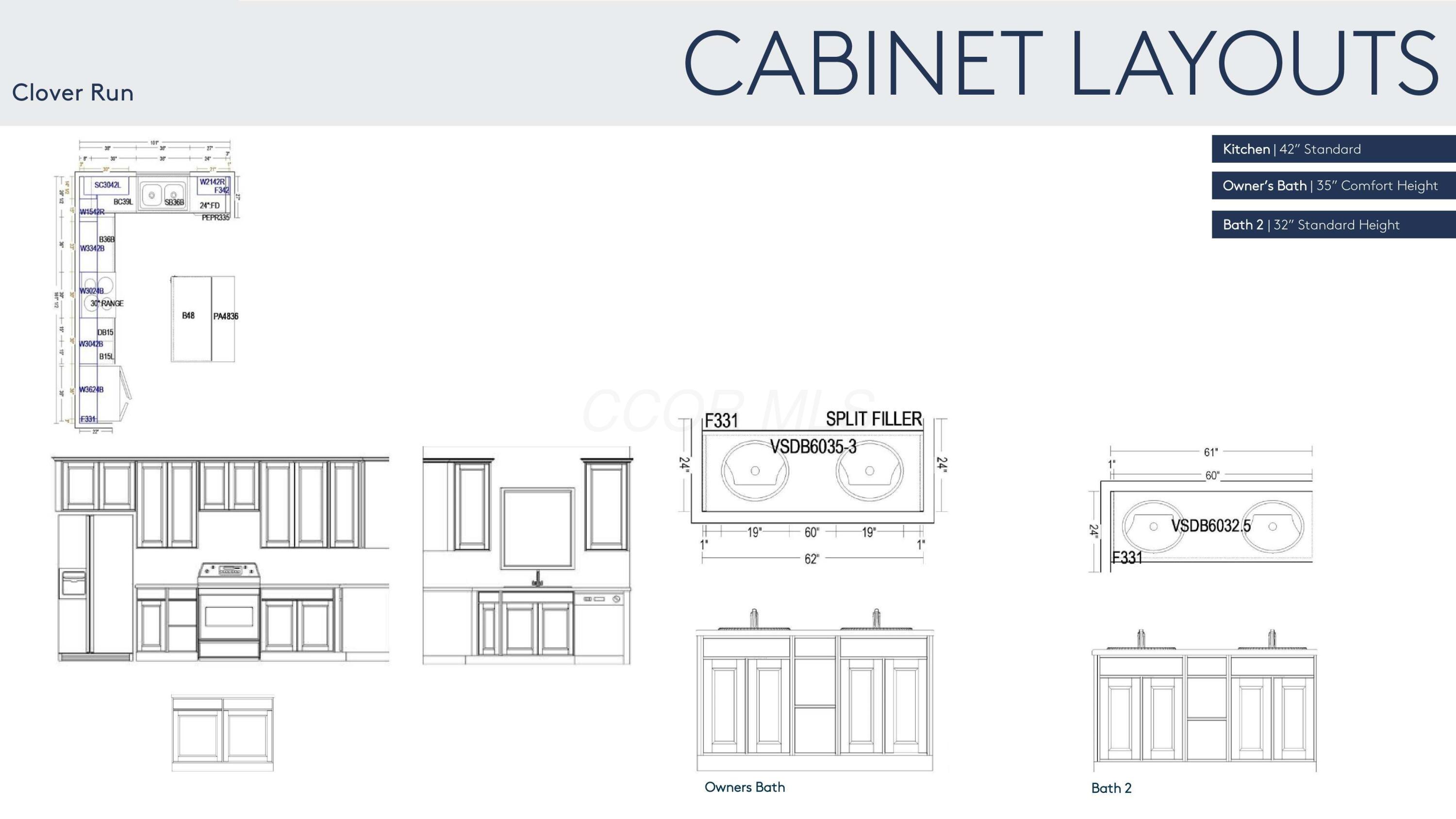 210 Reneau Avenue, Unit LOT 27 Galloway, OH 43119 - Photo 3 of 47 Cabinet Layouts