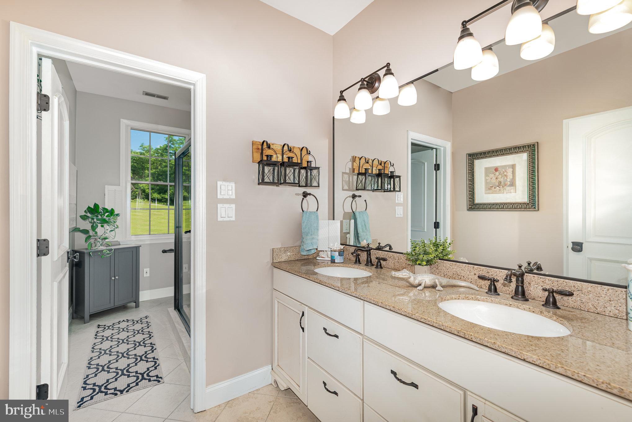 5330 Long Corner Road White Hall, MD 21161 - Photo 20 of 66 a bathroom with a sink a vanity and a mirror