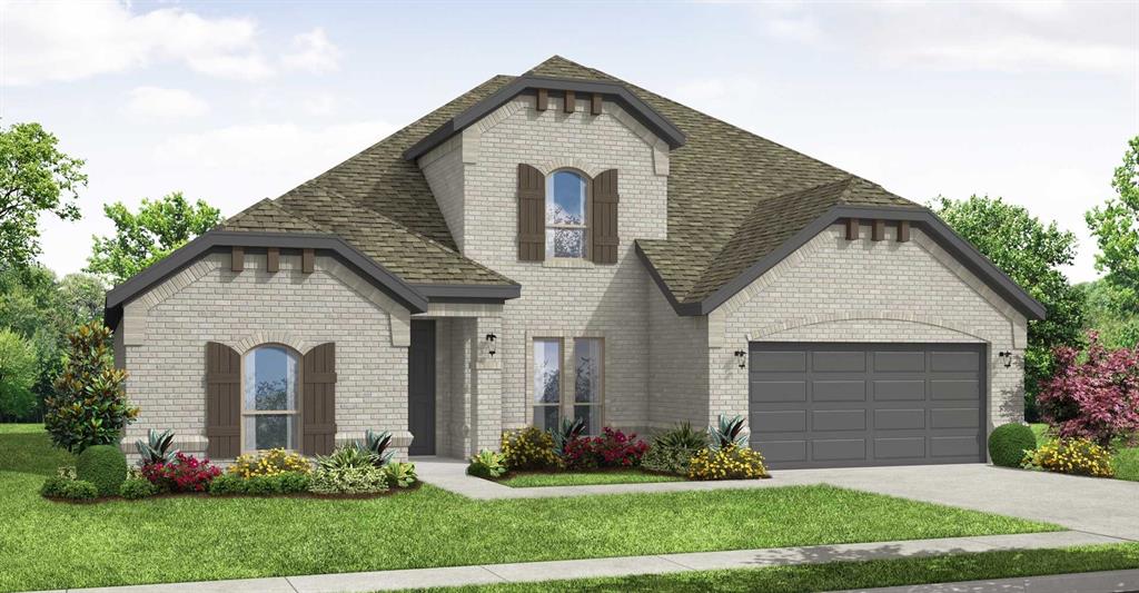 1113 Cascades Drive Justin, TX 76247 - Photo 1 of 27 a front view of a house with garden