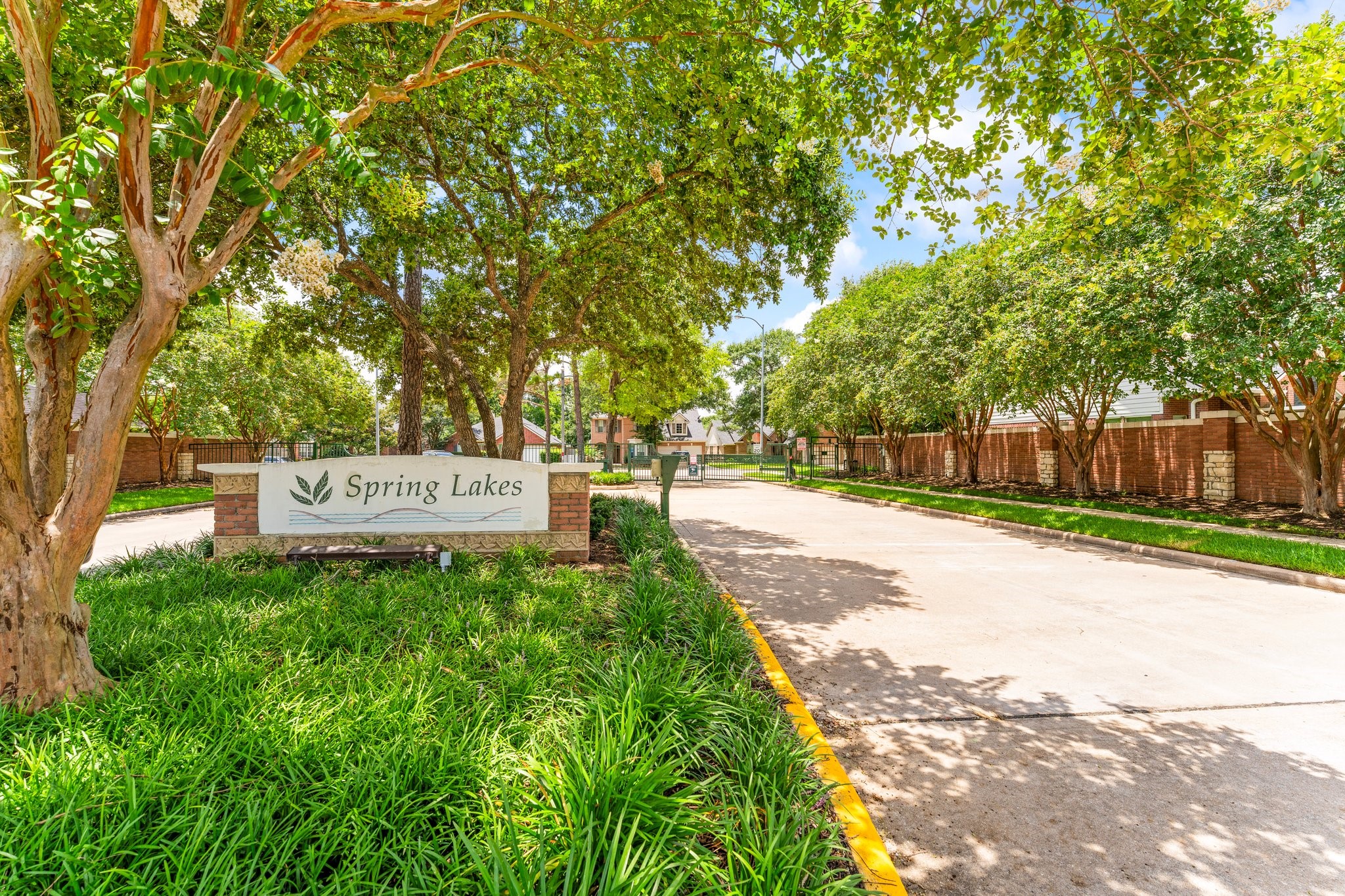25447 China Springs Spring, TX 77373 - Photo 2 of 45 Located in the tree lined community of Spring Lakes, it's like driving through an oasis of vibrant green trees.