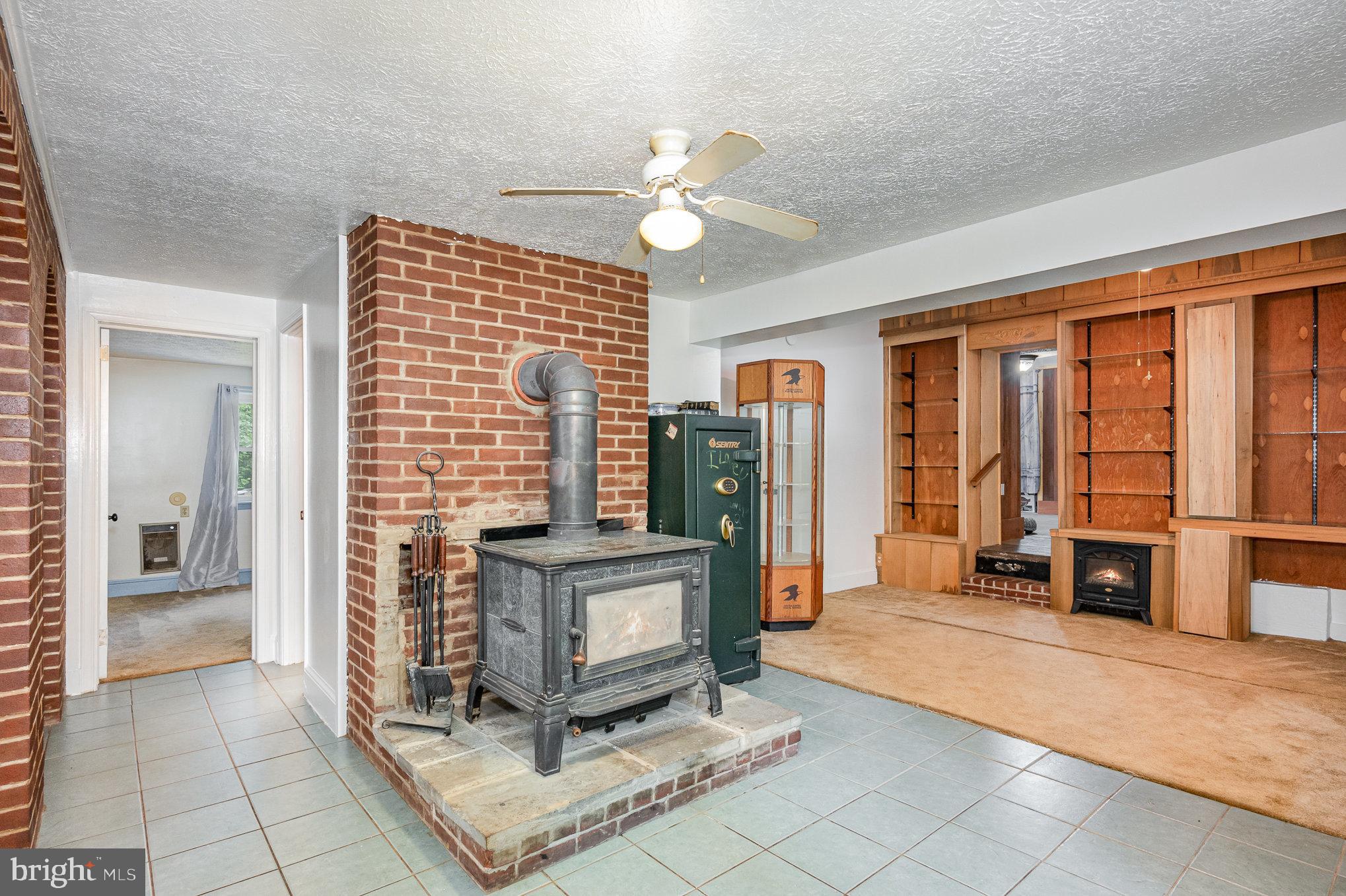 255 Lums Road North East, MD 21901 - Photo 8 of 27 a living room with furniture a flat screen tv and a fireplace