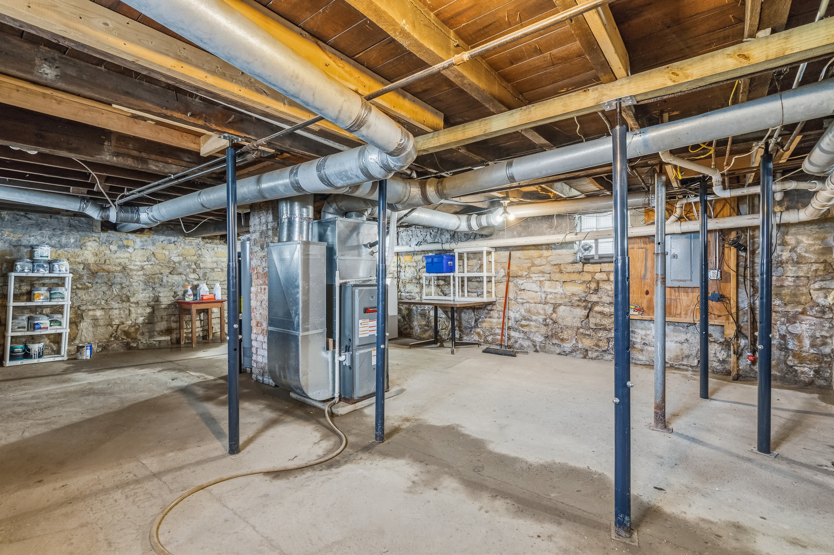 310 Godfrey Avenue Lockport, IL 60441 - Photo 29 of 65 a view of a room with wooden roof