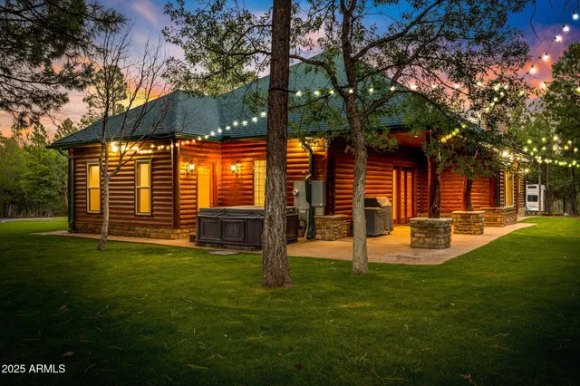 a living room with furniture a large window and a potted plant