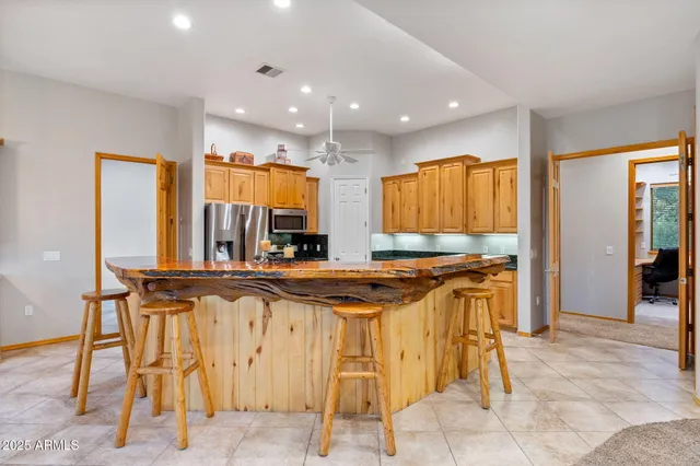 a view of an empty room