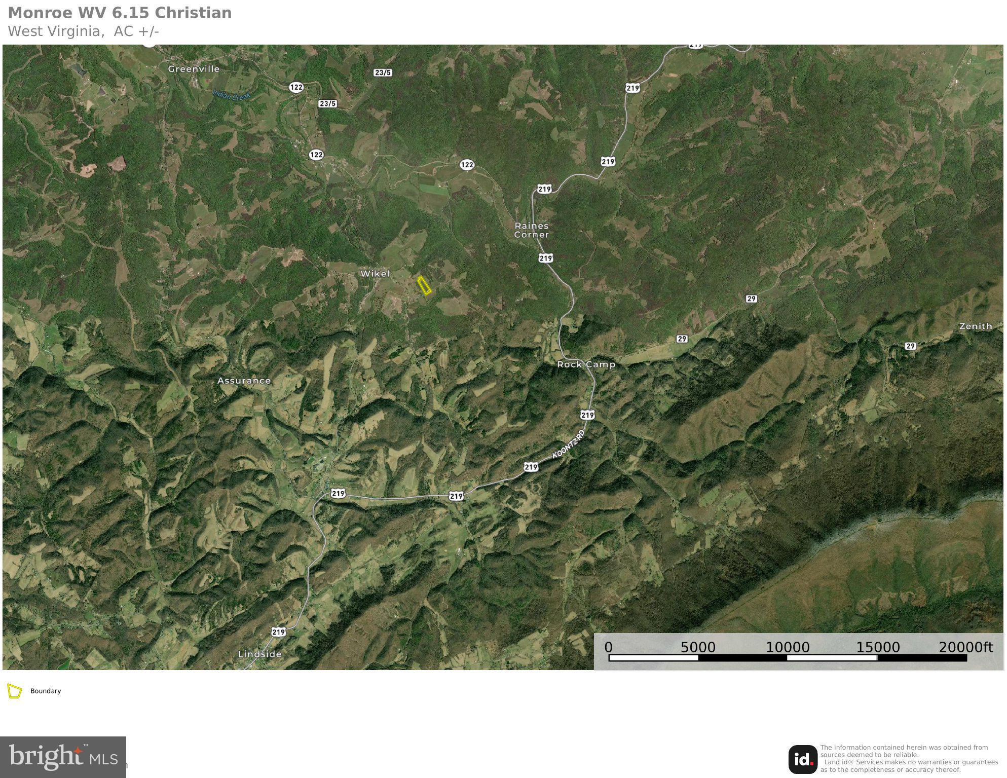 2046 Simms Hill Road Lindside, WV 24951 - Photo 66 of 69 Scenic West Virginia landscape map.