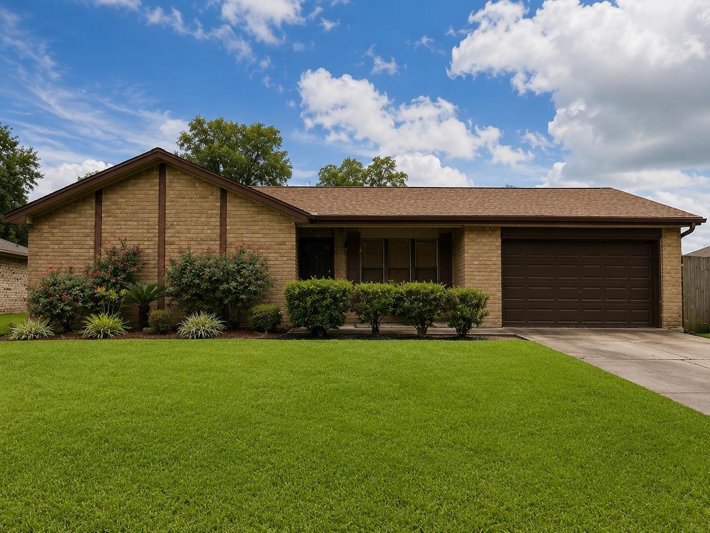 5845 Meadowview Road Beaumont, TX 77708 - Photo 1 of 24 a front view of a house with garden