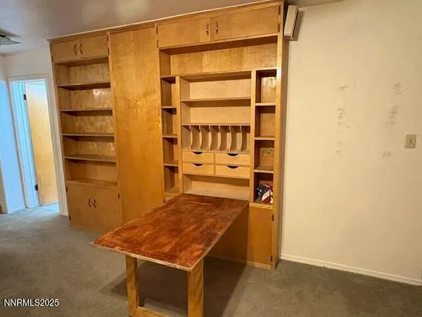 a room with storage and utility