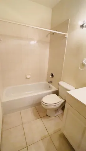 a storage room with furniture