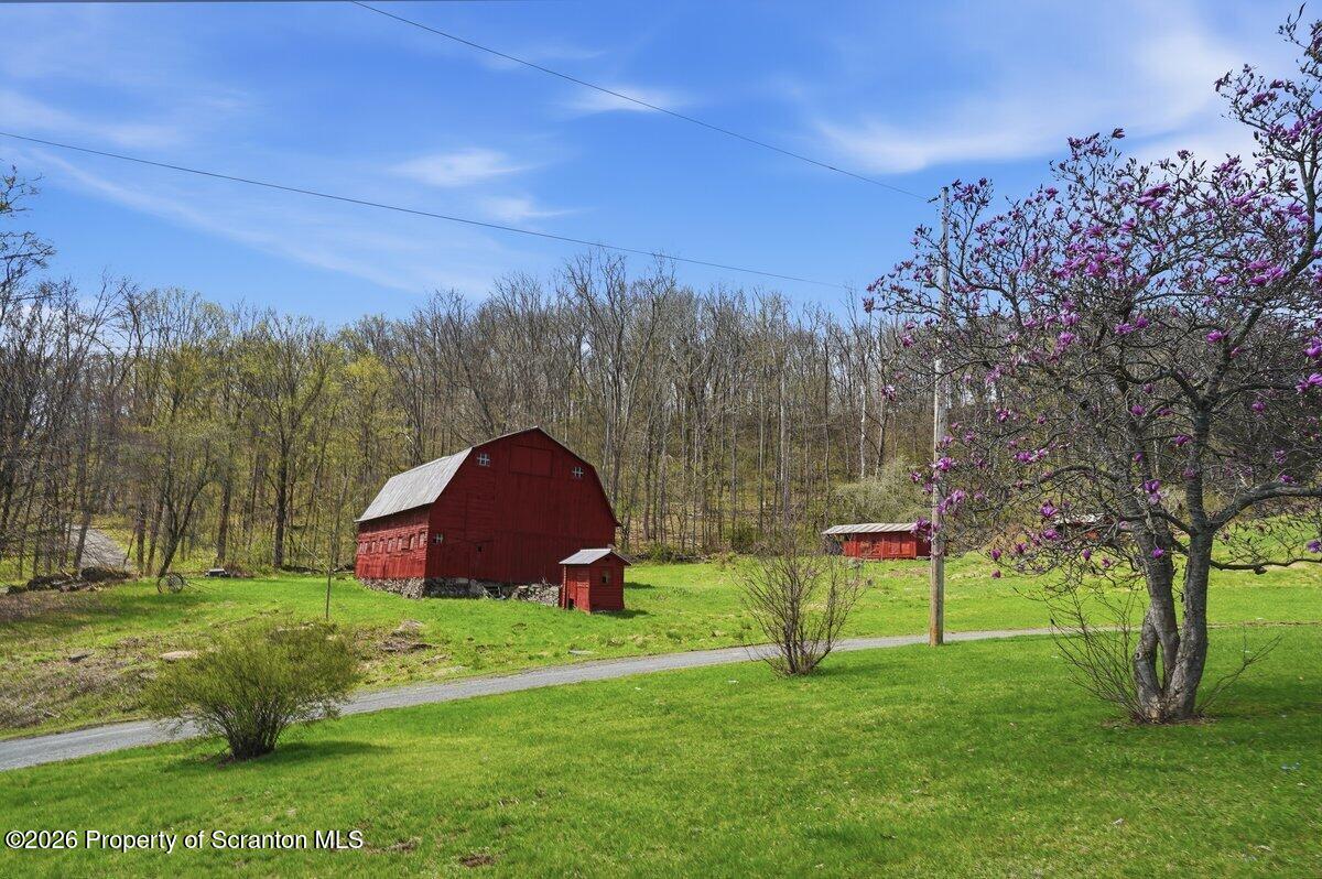 795 Wescott Road New Milford, PA 18834 - Photo 4 of 81 a view of a garden with a bench