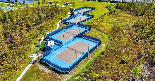 a backyard of a house