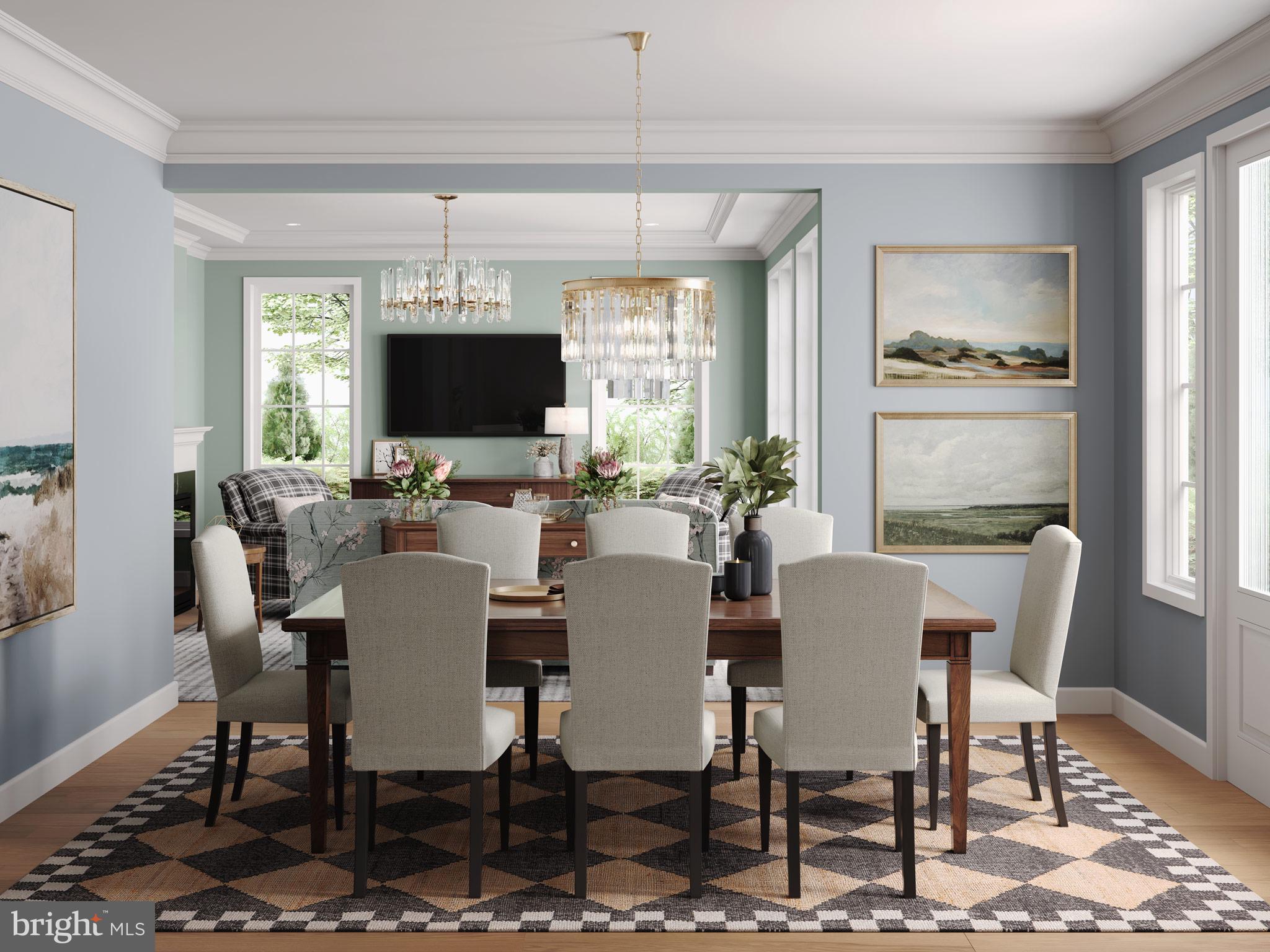 104 Merchant Avenue, Unit ELGIN Mount Joy, PA 17552 - Photo 16 of 34 a view of a dining room with furniture window and wooden floor